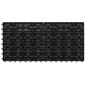 vidaXL Baldosas de porche 6 uds WPC negro 60x30 cm 1,08 m² vidaXL Baldosas de porche 6 uds WPC negro 60x30 cm 1,08 m²