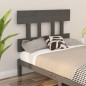 vidaXL Cabecero de cama madera maciza de pino gris 78,5x3x81 cm vidaXL Cabecero de cama madera maciza de pino gris 78,5x3x81 cm