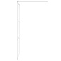 vidaXL Mampara de ducha vidrio ESG transparente blanco 90x195 cm vidaXL Mampara de ducha vidrio ESG transparente blanco 90x195 cm