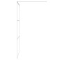 vidaXL Mampara de ducha vidrio ESG transparente blanco 115x195 cm vidaXL Mampara de ducha vidrio ESG transparente blanco 115x195 cm