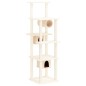 vidaXL Rascador para gatos con postes de sisal crema 169 cm vidaXL Rascador para gatos con postes de sisal crema 169 cm