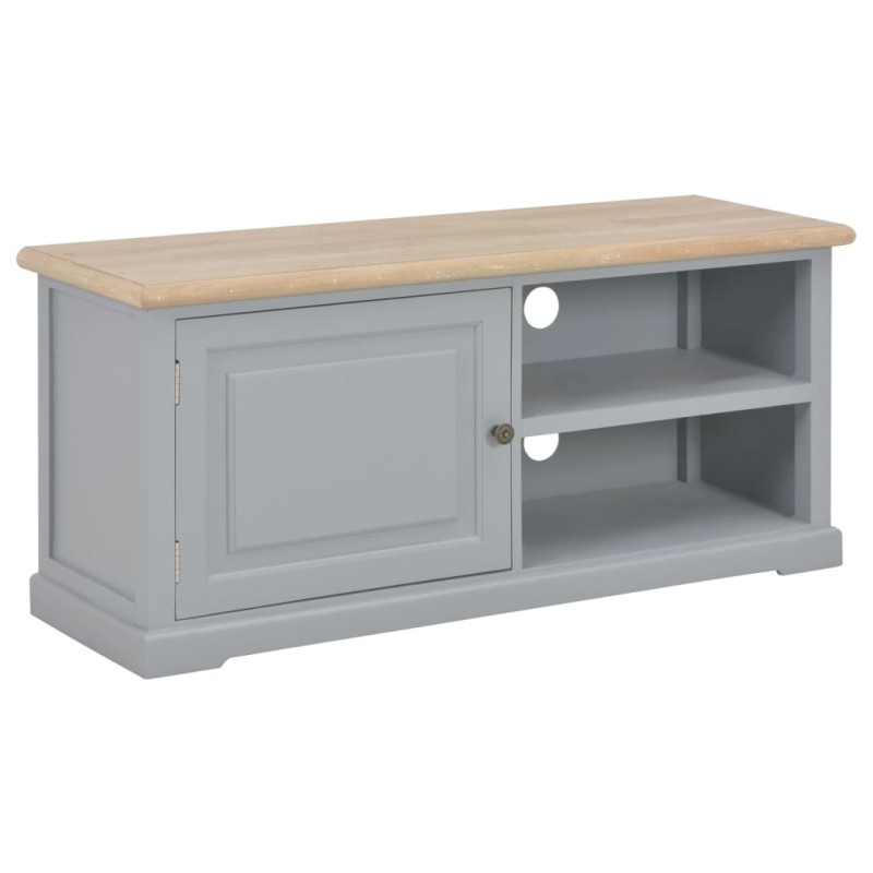 vidaXL Mueble para TV de madera gris 90x30x40 cm vidaXL Mueble para TV de madera gris 90x30x40 cm