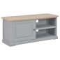vidaXL Mueble para TV de madera gris 90x30x40 cm vidaXL Mueble para TV de madera gris 90x30x40 cm
