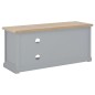 vidaXL Mueble para TV de madera gris 90x30x40 cm vidaXL Mueble para TV de madera gris 90x30x40 cm