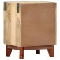 vidaXL Mesita de noche madera maciza de mango rugosa 40x30x52 cm vidaXL Mesita de noche madera maciza de mango rugosa 40x30x52 cm