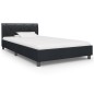 vidaXL Estructura de cama de cuero sintético negro 100x200 cm vidaXL Estructura de cama de cuero sintético negro 100x200 cm