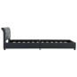 vidaXL Estructura de cama de cuero sintético negro 100x200 cm vidaXL Estructura de cama de cuero sintético negro 100x200 cm