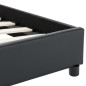 vidaXL Estructura de cama de cuero sintético negro 100x200 cm vidaXL Estructura de cama de cuero sintético negro 100x200 cm