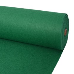 vidaXL Alfombra para eventos lisa verde 1,2x12 m