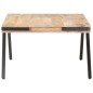 vidaXL Mesa de centro madera de mango maciza 114x65x40 cm