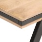 vidaXL Mesa de centro madera de mango maciza 114x65x40 cm