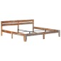 vidaXL Estructura de cama de madera maciza de sheesham 200x200 cm