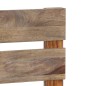 vidaXL Estructura de cama de madera maciza de sheesham 200x200 cm