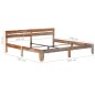 vidaXL Estructura de cama de madera maciza de sheesham 200x200 cm