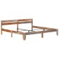 vidaXL Estructura de cama de madera maciza de sheesham 200x200 cm