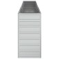 vidaXL Arriate de acero galvanizado plateado 240x40x77 cm vidaXL Arriate de acero galvanizado plateado 240x40x77 cm