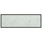 vidaXL Mueble para TV negro con vidrio de mármol blanco 120x40x40 cm vidaXL Mueble para TV negro con vidrio de mármol blanco 120x40x40 cm