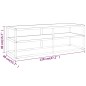 vidaXL Mueble para TV negro con vidrio de mármol blanco 120x40x40 cm vidaXL Mueble para TV negro con vidrio de mármol blanco 120x40x40 cm