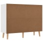 vidaXL Aparador de madera contrachapada blanco 90x30x72 cm vidaXL Aparador de madera contrachapada blanco 90x30x72 cm