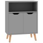 vidaXL Aparador de madera de ingeniería gris 60x30x72 cm vidaXL Aparador de madera de ingeniería gris 60x30x72 cm