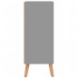 vidaXL Aparador de madera de ingeniería gris 60x30x72 cm vidaXL Aparador de madera de ingeniería gris 60x30x72 cm
