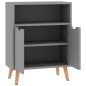 vidaXL Aparador de madera de ingeniería gris 60x30x72 cm vidaXL Aparador de madera de ingeniería gris 60x30x72 cm