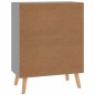 vidaXL Aparador de madera de ingeniería gris 60x30x72 cm vidaXL Aparador de madera de ingeniería gris 60x30x72 cm