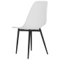vidaXL Sillas de comedor 2 unidades blancas PP vidaXL Sillas de comedor 2 unidades blancas PP