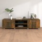 vidaXL Mueble para TV madera de ingeniería roble ahumado 140x40x35 cm vidaXL Mueble para TV madera de ingeniería roble ahumado 140x40x35 cm