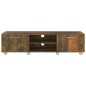 vidaXL Mueble para TV madera de ingeniería roble ahumado 140x40x35 cm vidaXL Mueble para TV madera de ingeniería roble ahumado 140x40x35 cm
