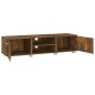 vidaXL Mueble para TV madera de ingeniería roble ahumado 140x40x35 cm vidaXL Mueble para TV madera de ingeniería roble ahumado 140x40x35 cm