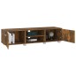 vidaXL Mueble para TV madera de ingeniería roble ahumado 140x40x35 cm vidaXL Mueble para TV madera de ingeniería roble ahumado 140x40x35 cm