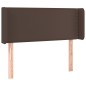 vidaXL Cabecero de cuero sintético marrón 103x16x78/88 cm vidaXL Cabecero de cuero sintético marrón 103x16x78/88 cm