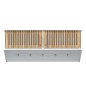 vidaXL Armario pared ganchos madera contrachapada blanco 80x24x35,5 cm vidaXL Armario pared ganchos madera contrachapada blanco 80x24x35,5 cm