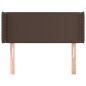 vidaXL Cabecero de cuero sintético marrón 103x16x78/88 cm vidaXL Cabecero de cuero sintético marrón 103x16x78/88 cm