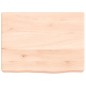 vidaXL Estante de pared madera maciza roble sin tratar 40x30x(2-6) cm vidaXL Estante de pared madera maciza roble sin tratar 40x30x(2-6) cm