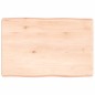vidaXL Tablero de mesa madera maciza borde natural 60x40x(2-6) cm vidaXL Tablero de mesa madera maciza borde natural 60x40x(2-6) cm