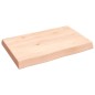 vidaXL Tablero de mesa madera maciza borde natural 60x40x(2-6) cm vidaXL Tablero de mesa madera maciza borde natural 60x40x(2-6) cm