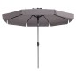 Madison Sombrilla Flores Luxe redonda 300 cm gris topo Madison Sombrilla Flores Luxe redonda 300 cm gris topo