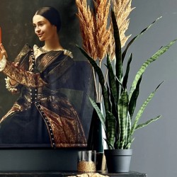 Emerald Planta artificial Sansevieria con maceta 84 cm 