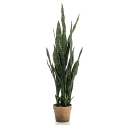 Emerald Planta artificial Sansevieria con maceta 84 cm 