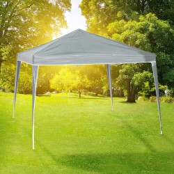 HI Carpa para fiestas plegable gris 3x3 m