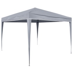 HI Carpa para fiestas plegable gris 3x3 m