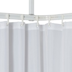 Sealskin Juego de rieles para cortina de ducha Easy-Roll blanco