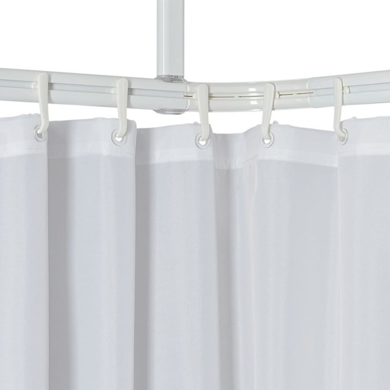 Sealskin Juego de rieles para cortina de ducha Easy-Roll blanco Sealskin Juego de rieles para cortina de ducha Easy-Roll blanco