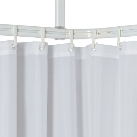 Sealskin Juego de rieles para cortina de ducha Easy-Roll blanco