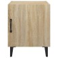 vidaXL Mesita de noche madera contrachapada color roble Sonoma vidaXL Mesita de noche madera contrachapada color roble Sonoma