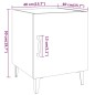vidaXL Mesita de noche madera contrachapada color roble Sonoma vidaXL Mesita de noche madera contrachapada color roble Sonoma