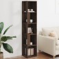 vidaXL Mueble esquina madera contrachapada marrón roble 33x33x164,5cm vidaXL Mueble esquina madera contrachapada marrón roble 33x33x164,5cm