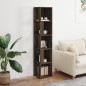 vidaXL Mueble esquina madera contrachapada marrón roble 33x33x164,5cm vidaXL Mueble esquina madera contrachapada marrón roble 33x33x164,5cm